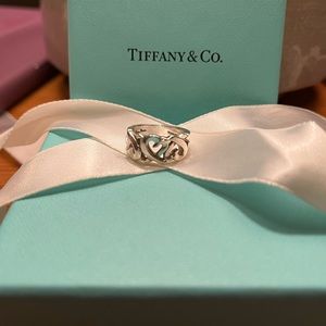 Tiffany & Co. Loving Heart Band- Sterling Silver